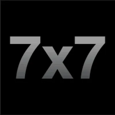 Combien fait 7 x 7 ?