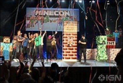 Quelle est la date de la MineCon qui a célébré la sortie officielle de Minecraft ?