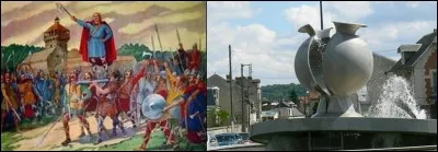 Mais, entre l'an 486 et l'an 508 : 
Une autre ville devient « de facto », la capitale des rois saliens ! Après sa victoire, Clovis s'installe dans cette ville. Ne cherchez pas les fleurs, il n'y a plus de contenant, il a été brisé !
Quelle est cette nouvelle capitale ?