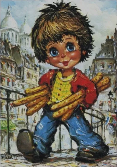 Quel est le nom de ce pain mince et allongé d'environ 250 g ?