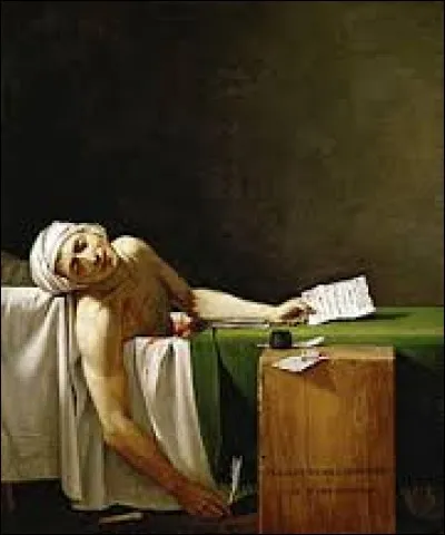 C'est une peinture de Jacques Louis David réalisée en 1793. Nommez-la !