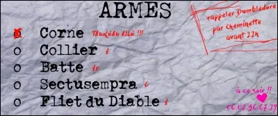 Indiquez s'il-vous plaît l'arme utilisée la le suspect :