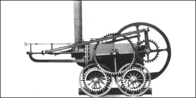 De quand date la première locomotive à vapeur ?