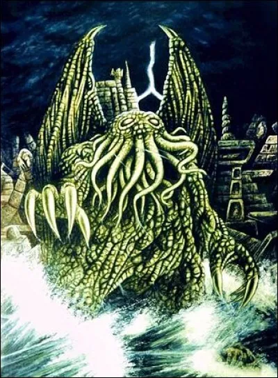 "L" encore, comme Lovecraft, lequel malgré son patronyme sympathique, fut un écrivain qui imagina les pires créatures de cauchemar qui soient. En quel lieu est censé dormir Cthulhu, créature tellement terrifiante qu'on ne saurait la décrire ?