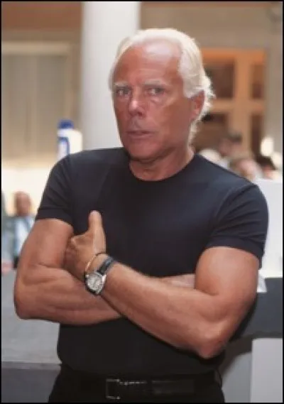 ''La femme se fringue chez Diesel 
Lui c'est Armani ou Kenzo''

Quel est le prénom du styliste italien Armani ?