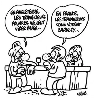 Quatre citations pour quatre personnes : 
Qui a dit : ''Quand on n'a rien à dire et du mal à se taire, on peut toujours aller gueuler dans un bistrot.''