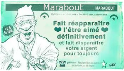 En quoi peut bien se transformer cet homme quand il n'exerce pas de sorcellerie ?