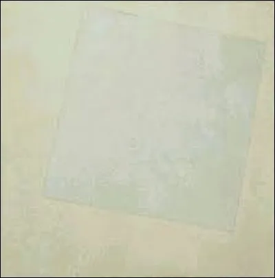 Qui a peint le premier monochrome nommé "carré blanc sur fond blanc" ?