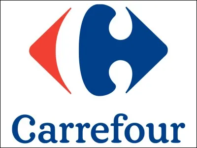 Que représente le logo de Carrefour ?
