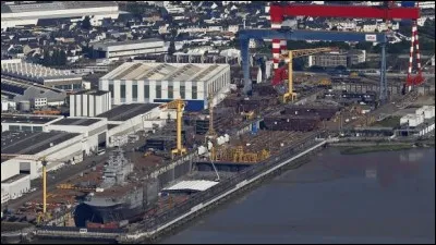 Cette ville abrite le plus grand chantier naval de France, mais aussi d'Europe.