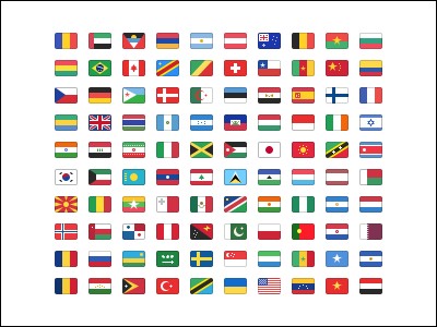 Géographie - Quel pays ne possède pas un drapeau de forme rectangulaire ?