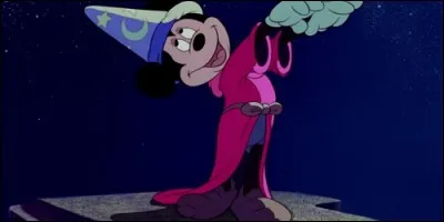 Quel est le titre du film dans lequel Mickey est un apprenti sorcier ?