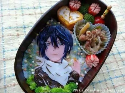 De quel manga vient le personnage représenté sur ce bento ?