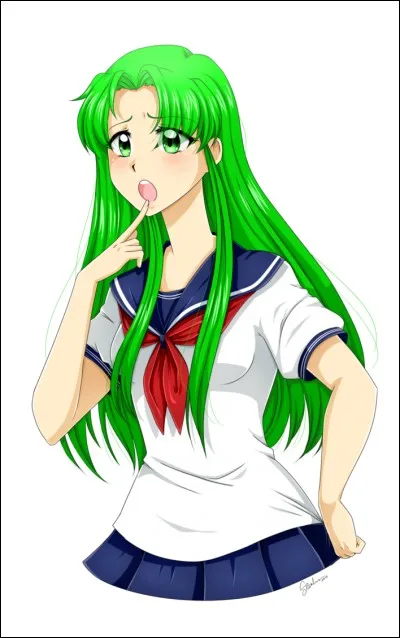 Elle est fan de vert, comment s'appelle-t-elle ?