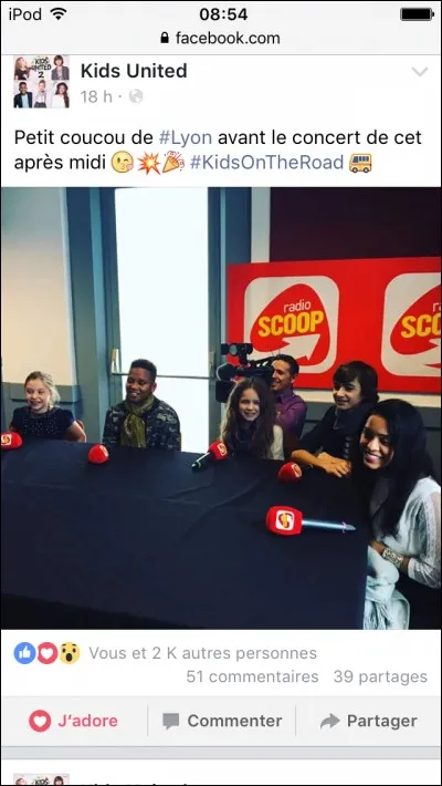 Quel kid a le plus de succès ?