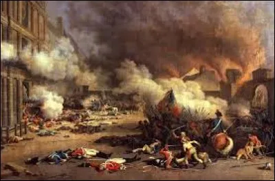 Malgré les efforts du roi, le nouveau régime est maintenu ; alors il déclare la guerre à l'Autriche et à la Prusse en espérant que la défaite de la France fera revenir l'ancien régime. Que font-alors les révolutionnaires ?