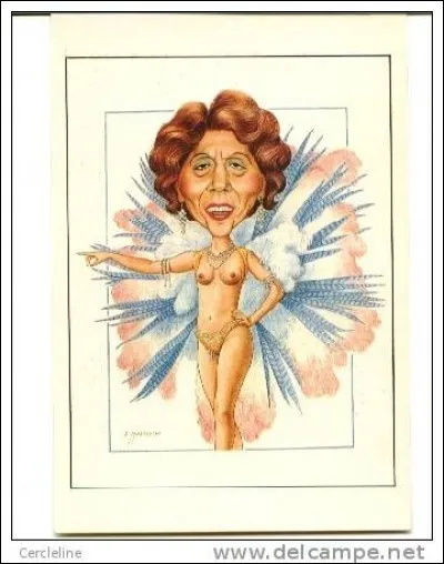 Je lui ai dit qu'elle avait un air de famille avec Alice Sapritch, comme combien de gouttes lui ressemblait-elle ?