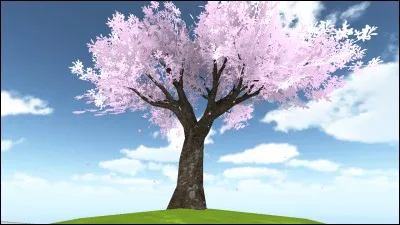 Que faisait le fantôme du cerisier lorsqu'on le touchait, dans les premières versions du jeu ?