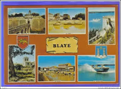 Nous restons en Aquitaine avec cette carte postale de Blaye. Ville et sous-préfecture, sur la rive droite de l'estuaire de la Gironde, connue pour son vignoble et fortifiée par Vauban, elle se situe dans le département ...