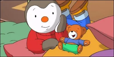 Comment s'appelle l'ours en peluche de T'choupi dans le dessin animé du même nom ?